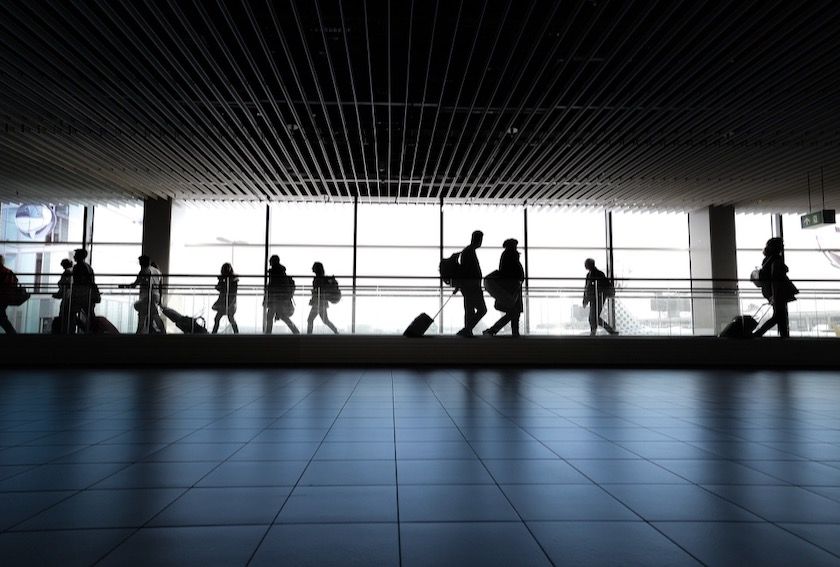 Airport arrivals