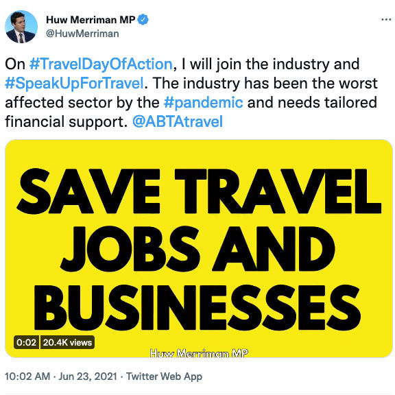 Huw Merriman tweet