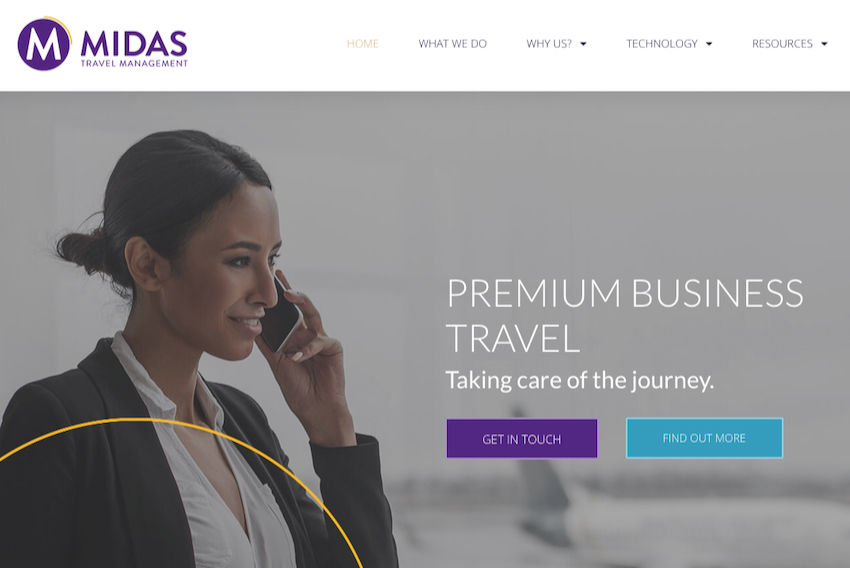 Midas Travel new website