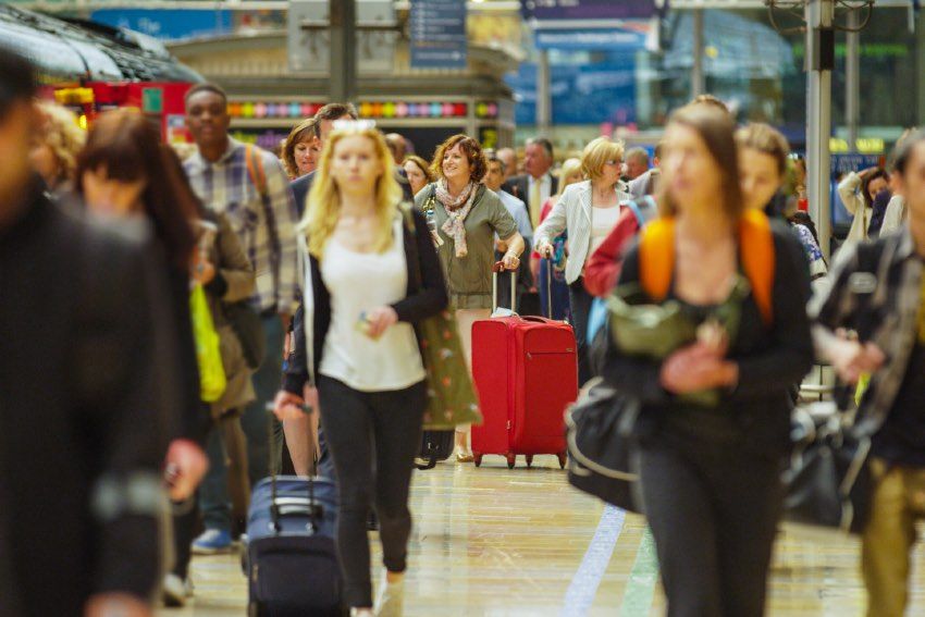 Network Rail train passengers generic