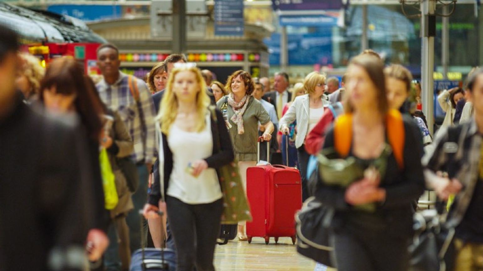 Network Rail train passengers generic